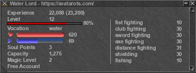 Signature for player Water Lord