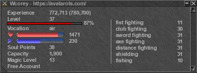 Signature for player Wcorey