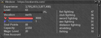 Signature for player Wedson