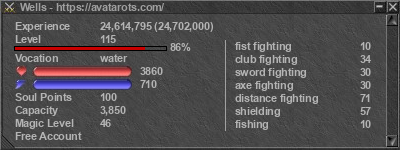 Signature for player Wells