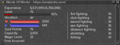 Signature for player Winds Of Winter