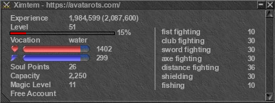 Signature for player Ximtem