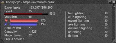 Signature for player Xoltay-rye