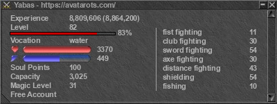 Signature for player Yabas