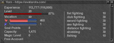 Signature for player Yorn