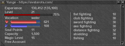 Signature for player Yunge