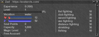 Signature for player Zael