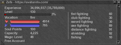 Signature for player Zefs