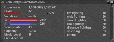 Signature for player Zein