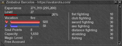 Signature for player Zimbabui Barcelos